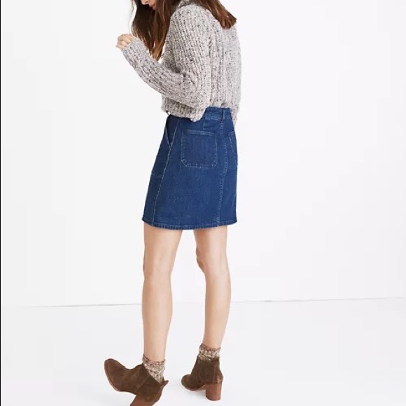 Madewell denim utility zip skirt - Picture 2 of 6